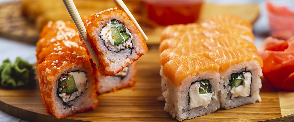 Где заказать блюда японской кухни в Воскресенске
