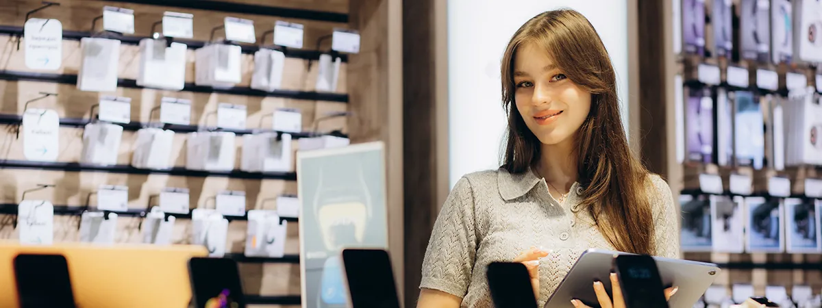 Формат островка в ТЦ для продажи аксессуаров для смартфона